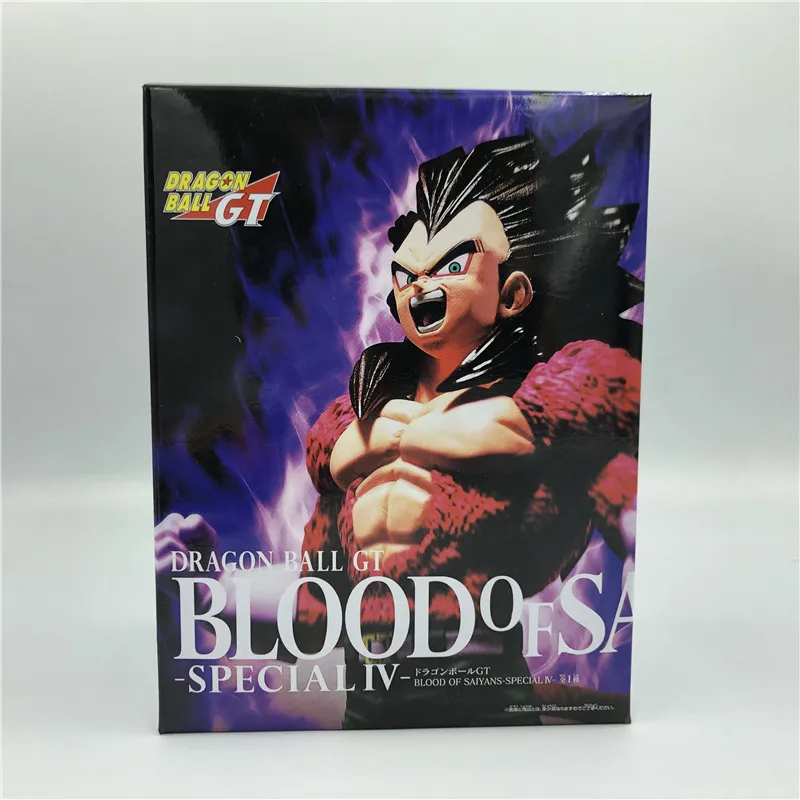 Vegeta Real Boxed Dragon Ball Z Goku GT кровь Саян вырывается Супер Саян 4 красный боевой вер. ПВХ фигурка DBZ коллекция 20 см - Цвет: Vegeta Real Boxed
