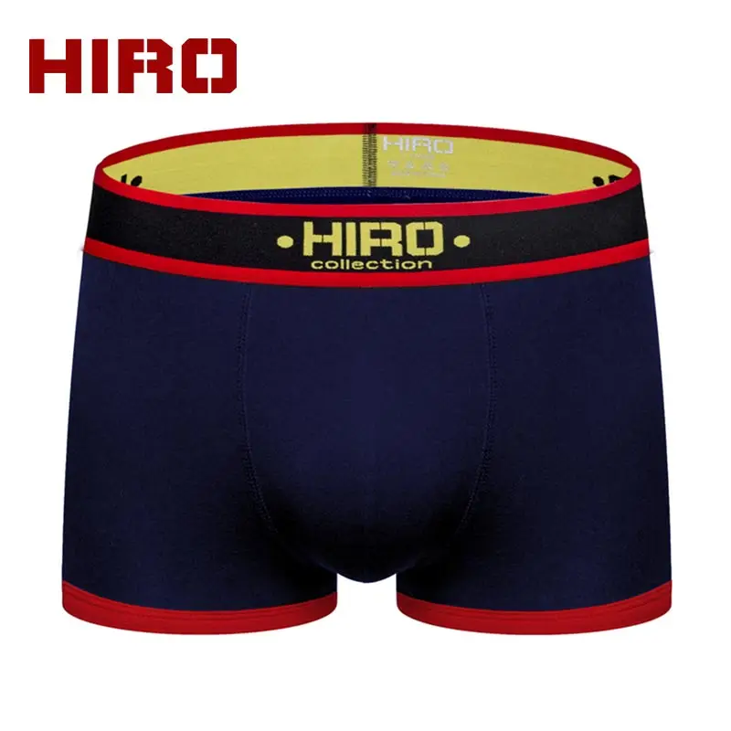 HIRO сексуальные хлопковые Дышащие Боксеры Мужское нижнее белье Cueca мужские