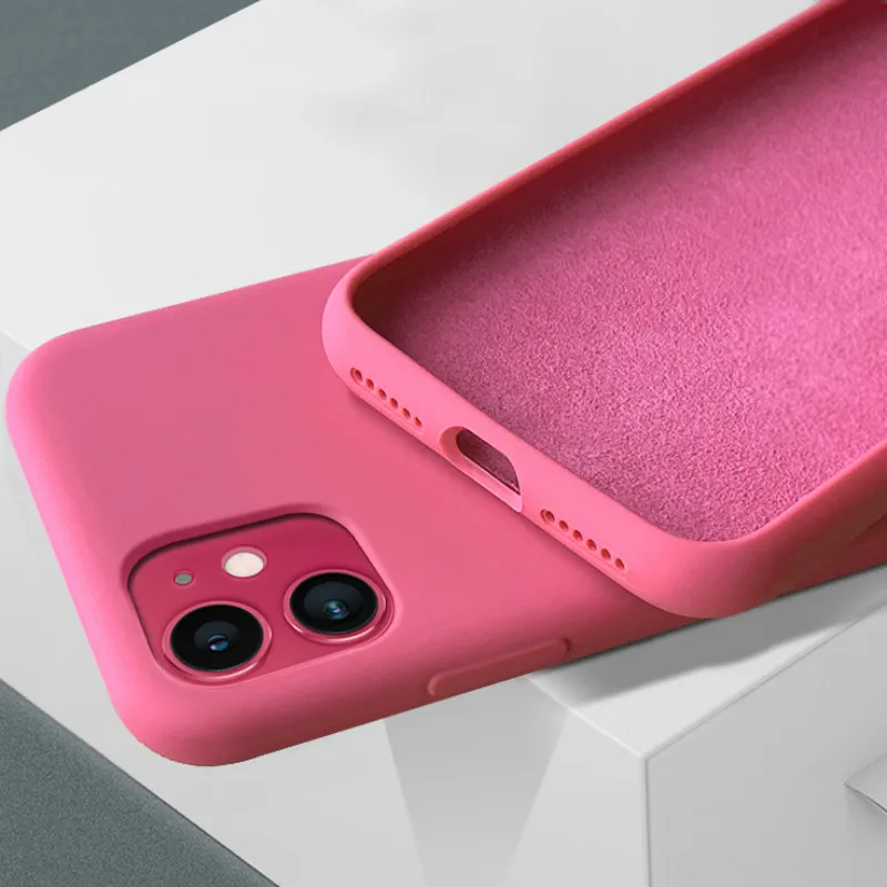 Оригинальный чехол из жидкого силикона для телефона iPhone 11 Pro Max XR XS X Чехлы