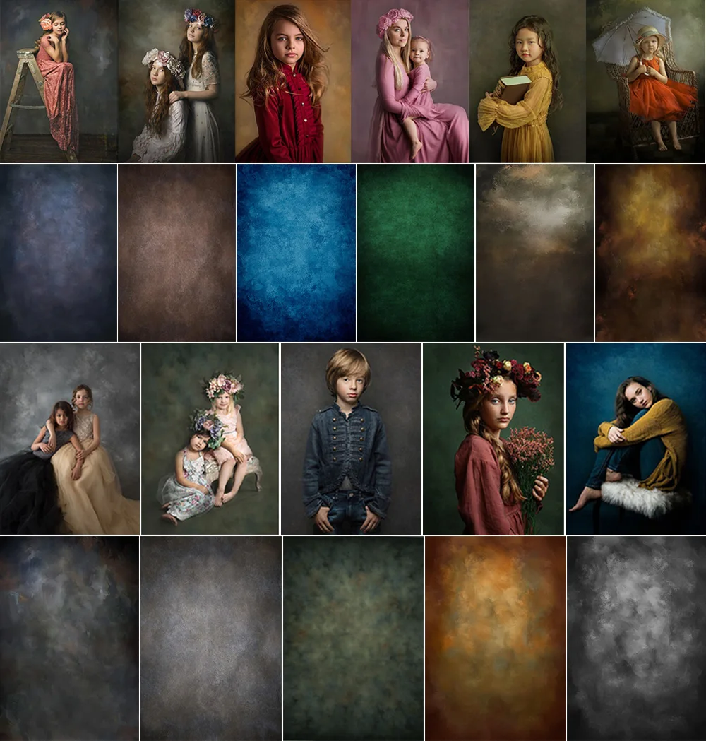 

Abstract Photography Backdrop Newborn Kids Portrait Photocall Old Master Vintage Background for Photographic Studio Photo Props