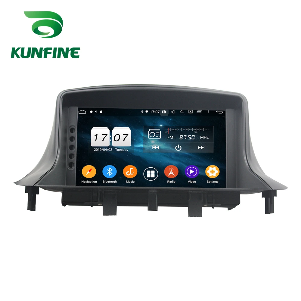 Android 9,0, четыре ядра, 4 Гб ОЗУ, 64 Гб ПЗУ, автомобильный DVD, gps, мультимедийный плеер, стерео, для RENAULT Megane III, Fluence 2009-16, радио