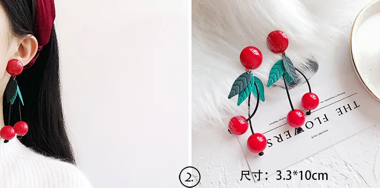 Чай из корейского красного меховым помпоном висящие Модные женские серьги с квадратными бархат бантик Сердце Love цветок круг Геометрическая Серьга для Для женщин Свадебные украшения
