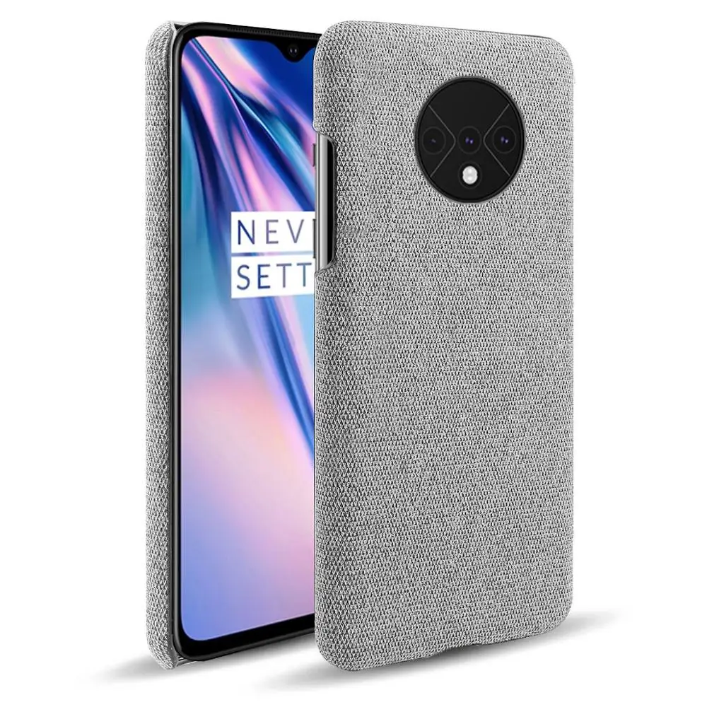 Oneplus 7T простой тканевый чехол-накладка для 1+ 7T Гибридный Жесткий ПК Модный чехол-накладка - Цвет: Design as Photo