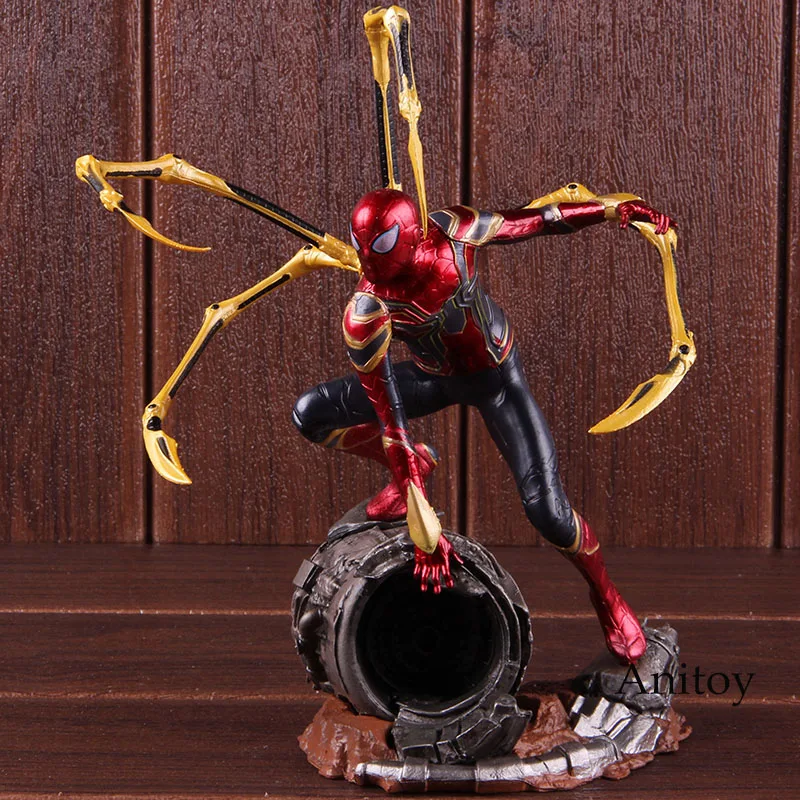 Marvel Мстители Бесконечная война Фигурка Человека-паука Artfx Железный Человек-паук 1/10 масштаб фигурка Коллекционная модель игрушки