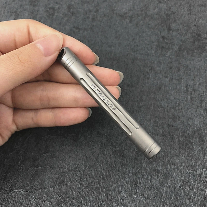 Titanium Toothpick Holder Portable Sealed Tank Waterproof Small Bottles Containers Creative EDC