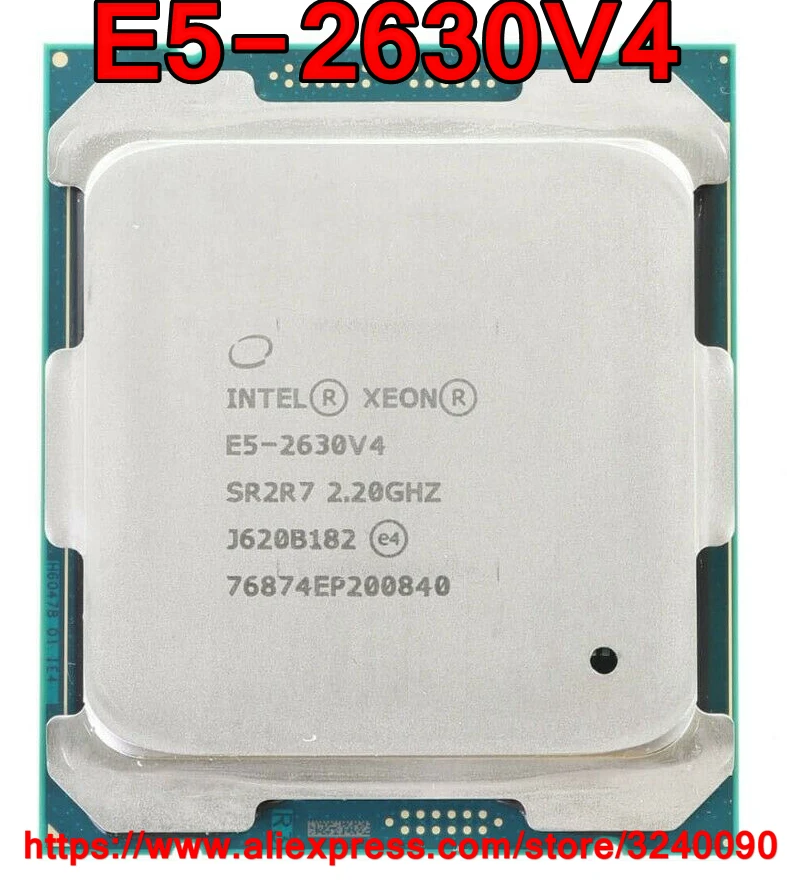 インテル Xeon CPU E5-2630V4 SR2R7 2.20 2.4ghz 10 コア 25 メートル LGA2011-3 E5-2630  V4 プロセッサ E5 2630V4 送料無料 e5 2630 V4