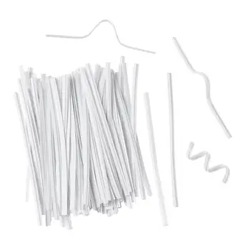 

1000pcs PE Plastic Nose Wire for Face Mask with Galvanized Iron Wire Single Core Inside DIY Disposable Mask Material 100mm 80mm