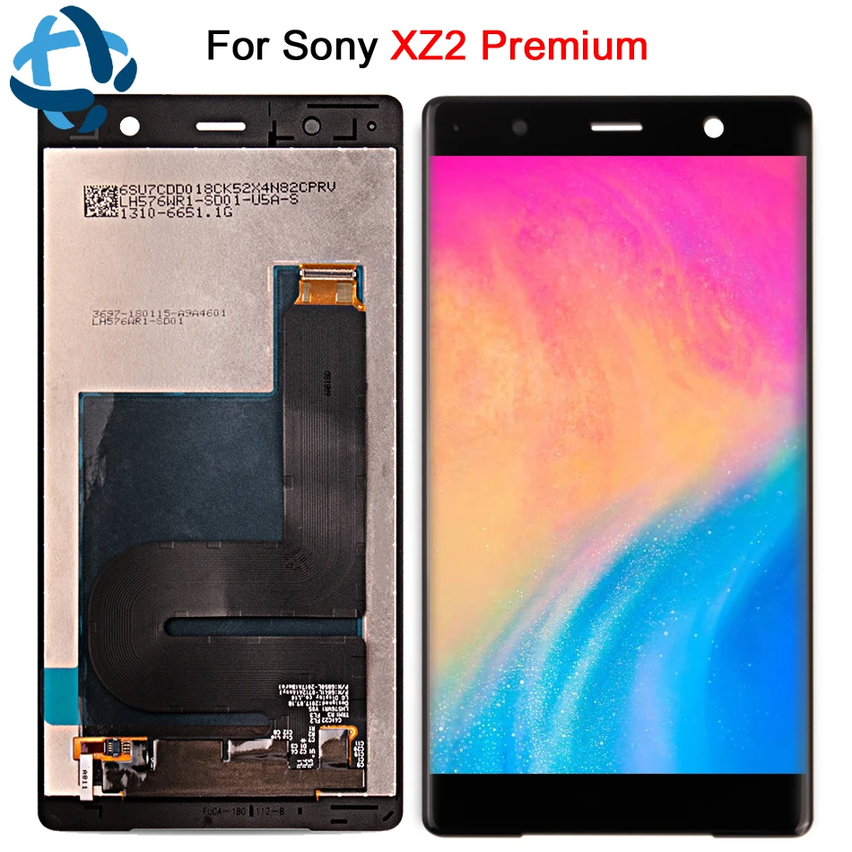 

5.8"For Sony Xperia XZ2 Premium LCD Display Touch Screen Digitizer Assembly For Sony XZ2P Dual H8166 LCD Replacement Parts