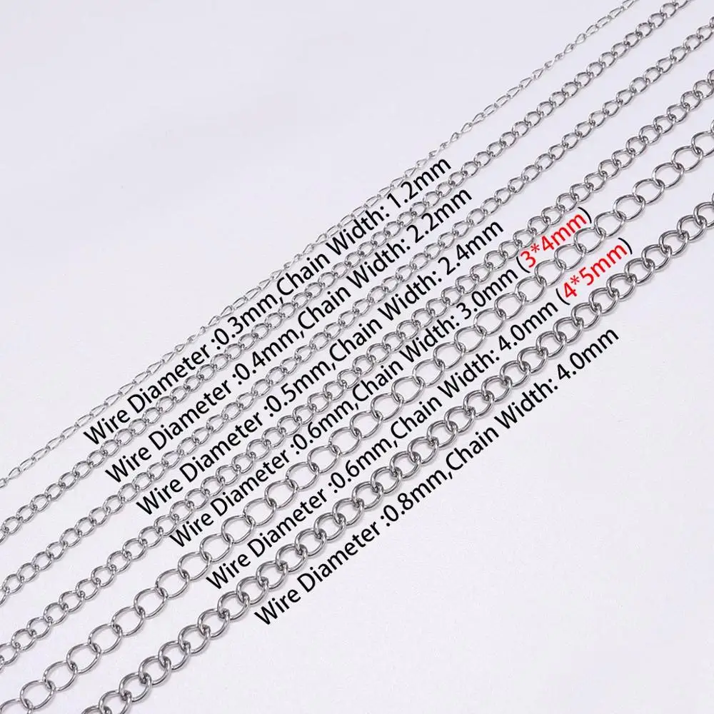 Ketting schakel rechthoek RVS goud 14x6mm - prijs per 10cm - Kraaltjes van Renate