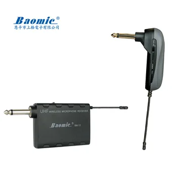 

Professional UHF Wireless Instrument Microphone System Receiver Transmitter 630-690MHz 16 Channels For Saxophone electric guitar