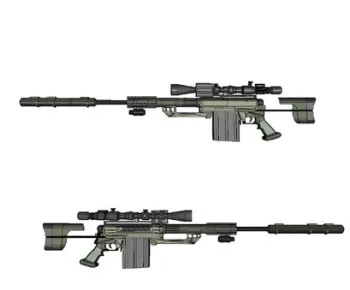 

1 to 1 M200 sniper step paper model handmade DIY paper model 3D paper model not launchable