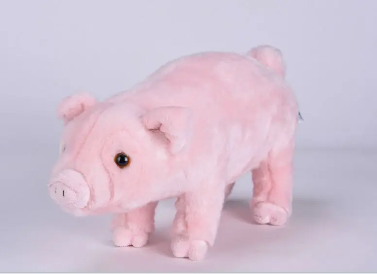 Новая игрушка мультфильм о розовой свинье плюшевые игрушки около 35x17 см мягкая детская игрушка-кукла подарок на день рождения s2192