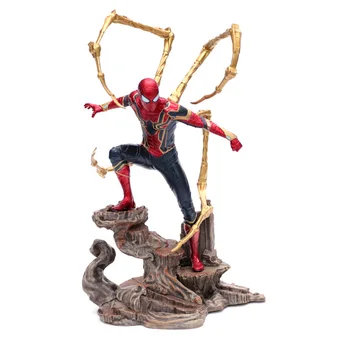 

22cm the Avengers Endgame Iron Spiderman Infinity War figure Anime Action Figure PVC New Collection figures toys
