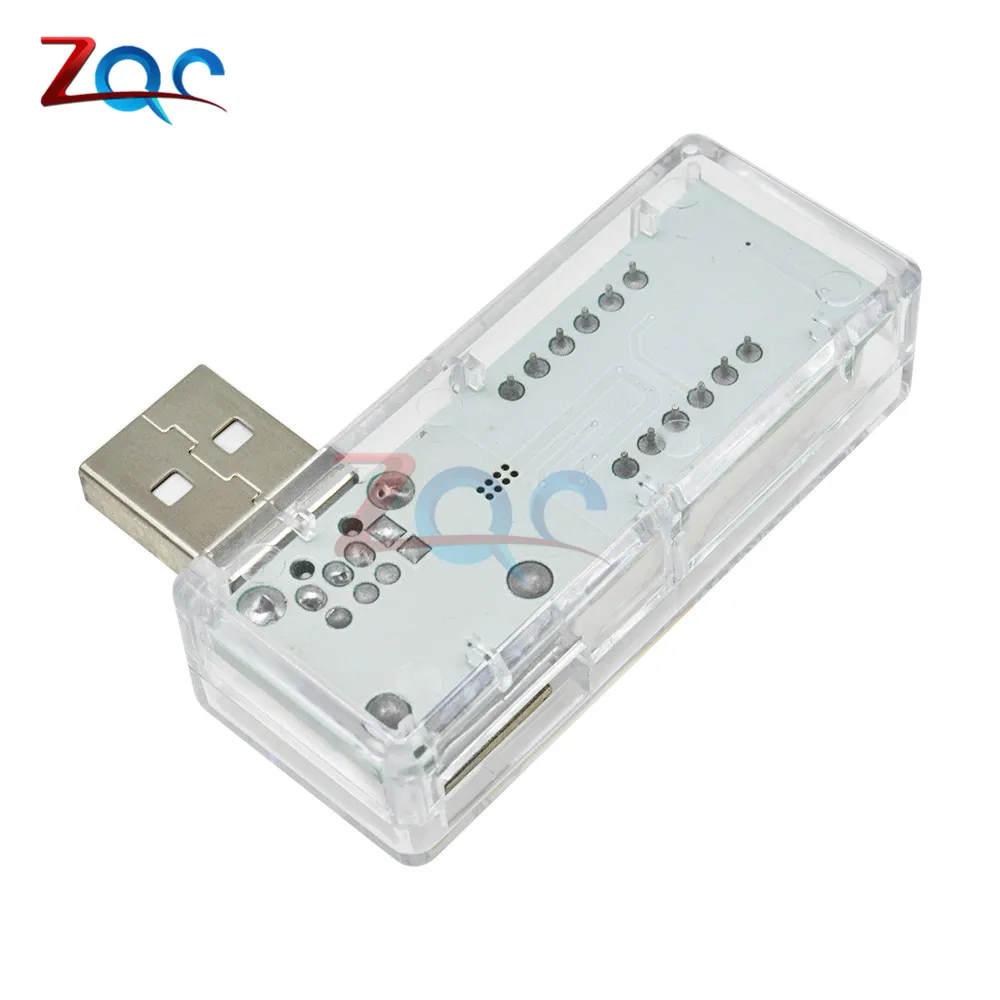 Цифровой USB зарядное устройство вольтметр амперметр измеритель тока мини