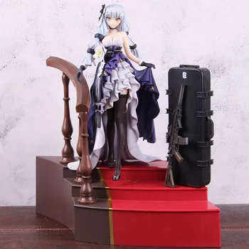 

Game Figure Girls Frontline Anniversary Dress Ver. HK416 Springfield Girls Frontline Action Figure PVC Collectible Model Toy