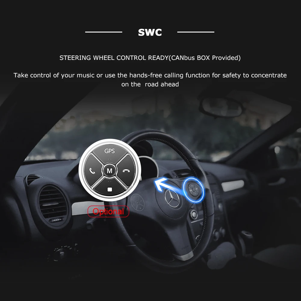  2din Android 10 Radio del coche para Ford Focus 2 3 mk2 Mondeo 4 Kuga Fiesta Transit Connect S-C MA