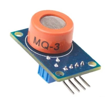 

H93 10pcs New Alcohol Ethanol Sensor Breath Gas Ethanol Detection MQ-3 51 MQ3