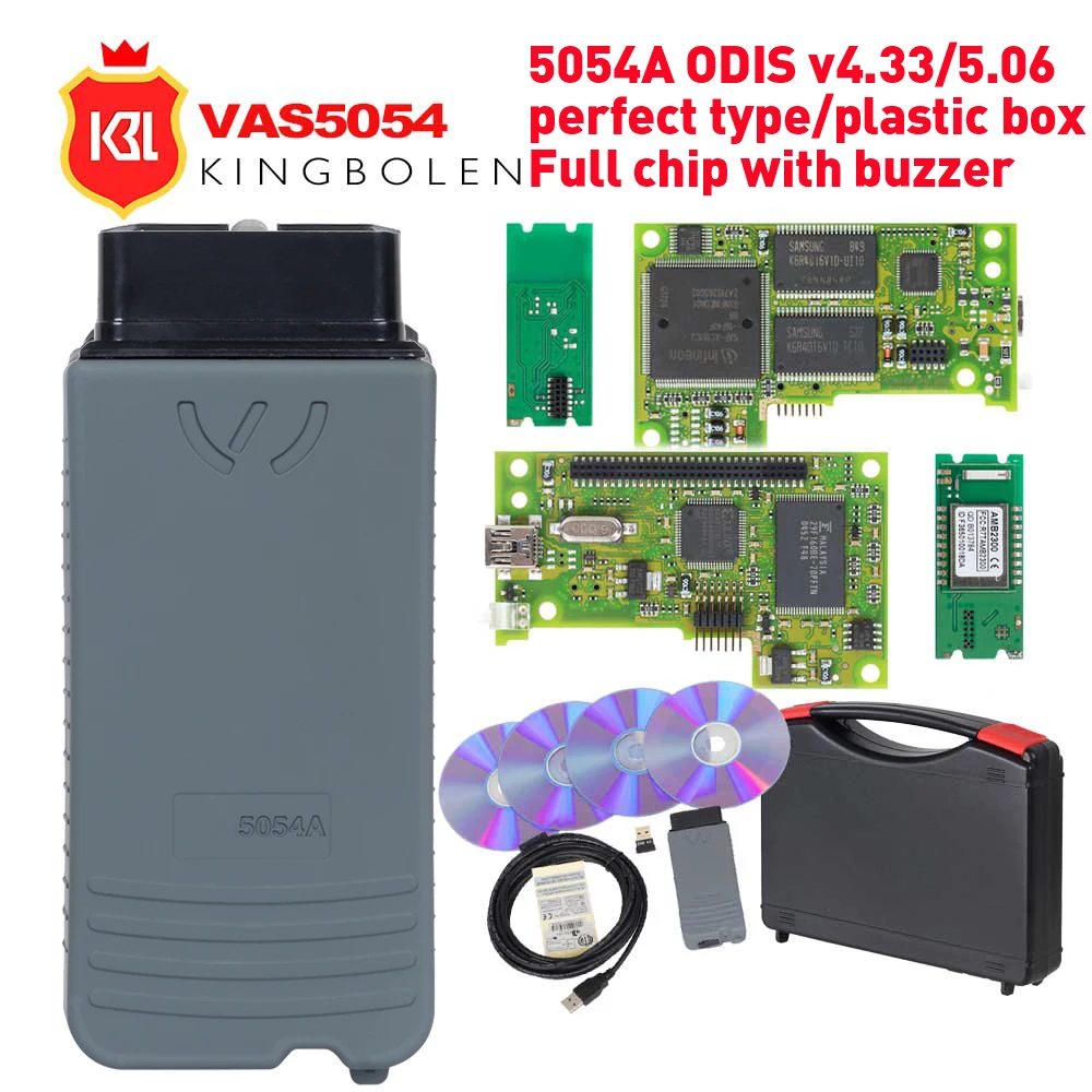2 choose VAS5054 ODIS V4.41& V5.13 Full OKI Chip Auto OBD2 Diagnostic Tool VAS5054A VAS 5054A Bluetooth code reader UDS Scanner