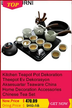 Ev Dekorasyon Aksesuarlar Keukenhulpjes Shabby Chic Mutfak Aksesuarlari чайник Gongfu кунг-фу чайная посуда китайский чайник китайский чайный набор
