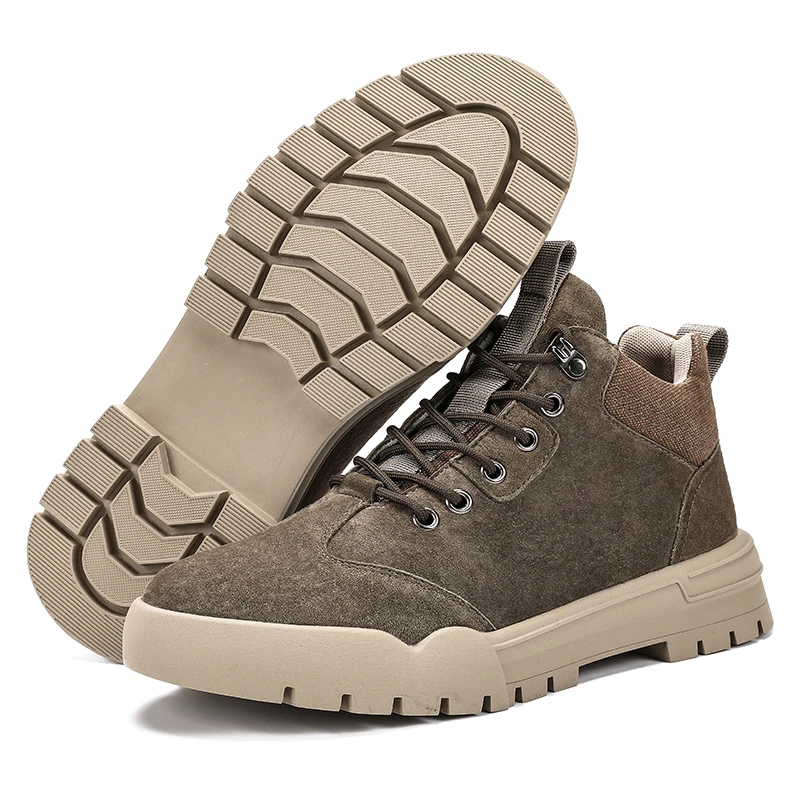 Зимние меховые теплые уличные ботинки мужская обувь повседневная для взрослых