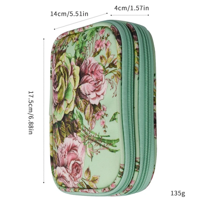 Newest Crochet Hook Pouch Storage Bag Empty Box Knitting Kit Case Organizer Bag For Sewing Crochet Needles Tool