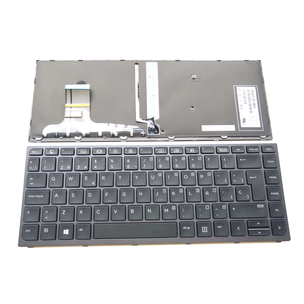 Teclado Espanhol Retroiluminado para hp Zbook Studio Laptop Novo fr Latim Francês Azerty g3 g4 Pk131c42a17 841681161 - Imagem 2