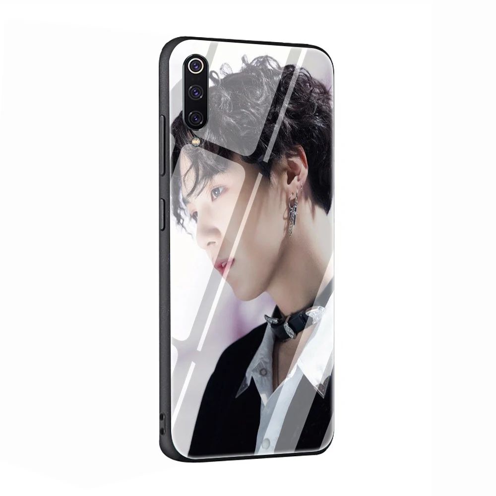 Корейский KPOP хип-хоп V Kim Tae-hyung чехол для телефона из закаленного стекла для Xiaomi mi 8 9 Red mi 4X 6A Note 5 6 7 Pro Pocophone F1 - Цвет: G12