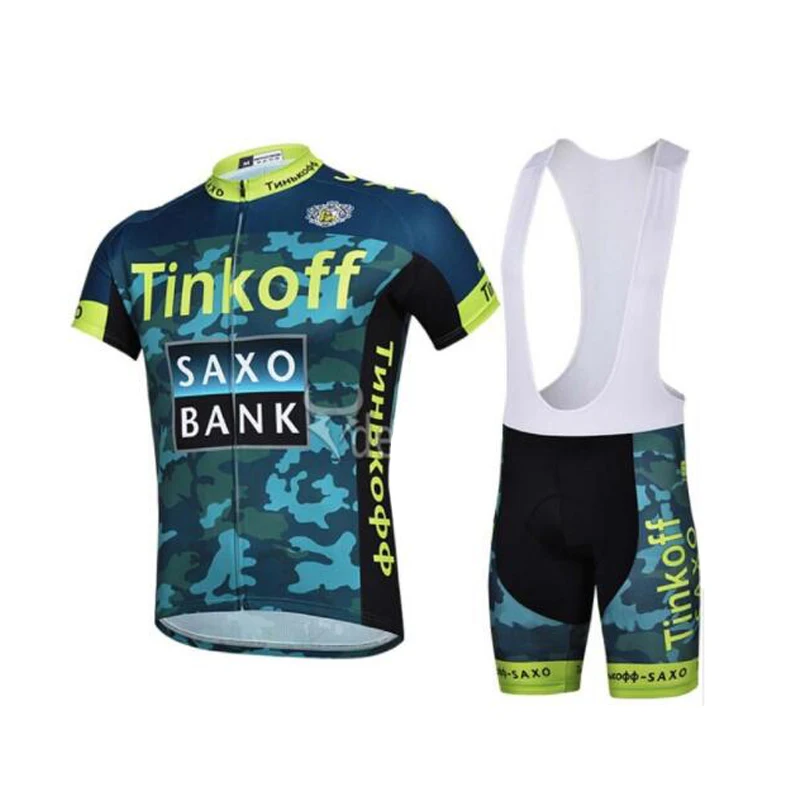 Tinkoff Saxo Bank, короткий рукав, Велоспорт, Джерси, набор, Ropa Ciclismo, Hombre, MTB, одежда для велоспорта, дышащая, велосипедная майка - Цвет: 3