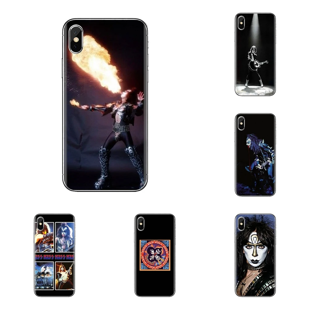 Рок-Группа Kiss USA для iPod Touch Apple iPhone 4 4s 5 5S SE 5C 6 6S 7 8 X XR XS Plus MAX мягкие прозрачные чехлы |