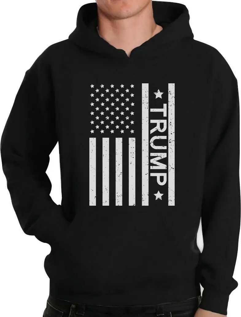 

2020 Donald Trump USA Flag Americana Men Hoodie Patriotics harajuku mens hoodies