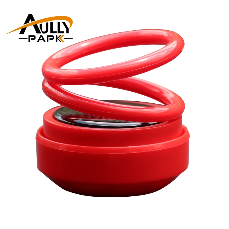 

Car Solid Perfume Suspension Solar Cell Rotating Car Air Freshener Double ring For Car Home Office Car Aromatherapy Fragrance