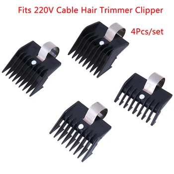 

4pcs Hair Clipper Limit / Universal Comb Guide Attachment Size Barber Replacement Hair Styler Tools High Quality