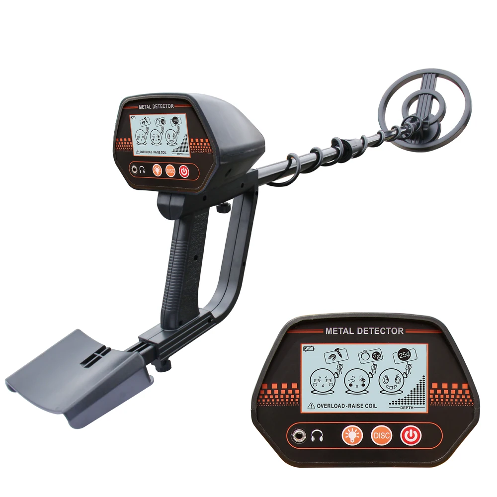 High Sensitivity Underground Metal Detector MD 4070 LCD Jewelry Treasure Gold Metal Finder with 7 8
