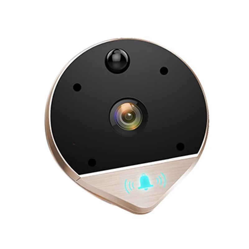 

Anti-Theft Wide Angle Peephole Smart Video Wifi Wireless Doorbell Remote Monitoring Visual Infrared Detector Intercom Electronic