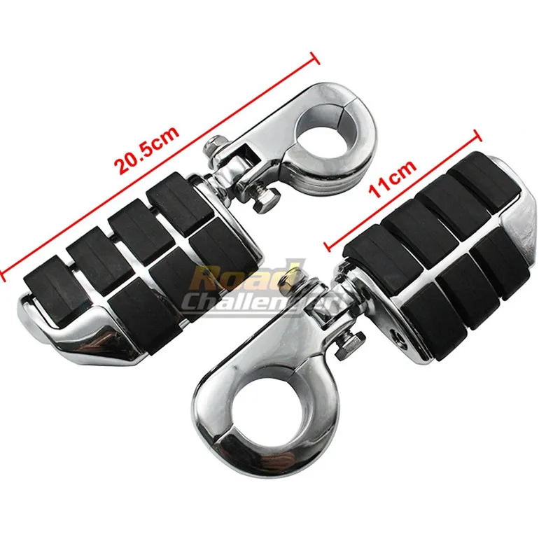Мотоцикл 1,2" 32 мм шоссе бар подножки подножка с креплением для Harley Sportster Softail Suzuki Yamaha Honda GL1500 хром