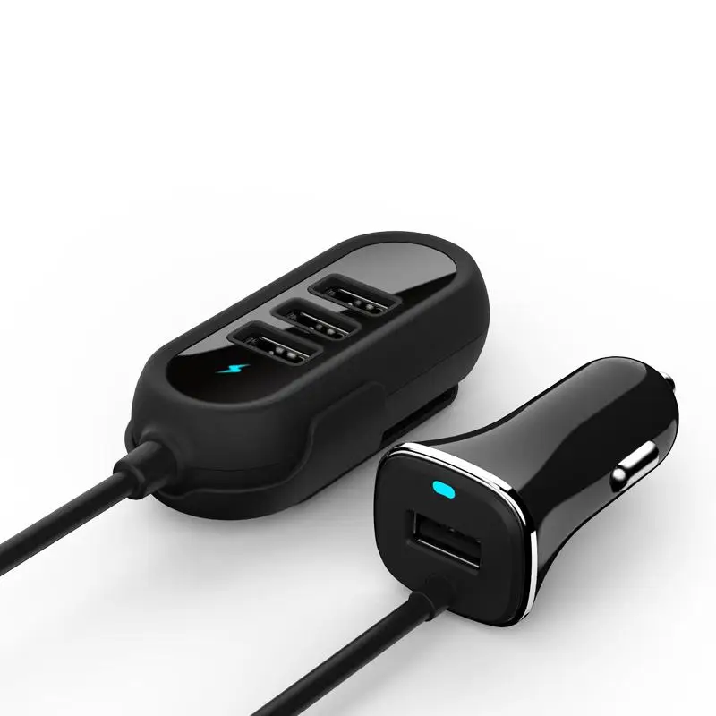 5.8A 4 usb порта автомобильное зарядное устройство 12-24 в прикуриватель быстрое автомобильное зарядное устройство адаптер питания автомобильный стиль