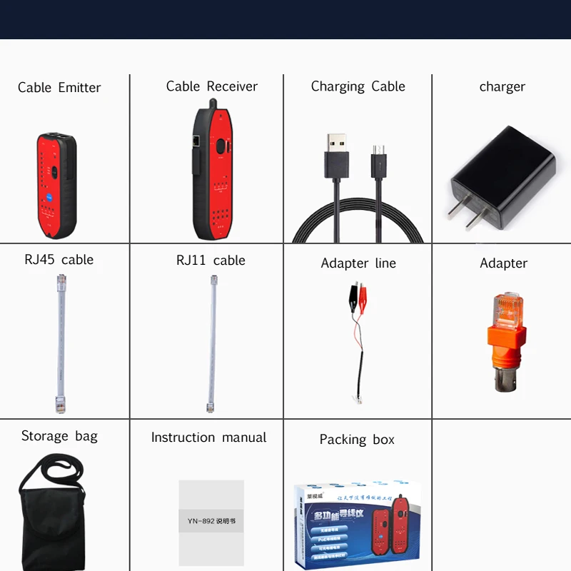 Лидер продаж RJ11 RJ45 Cat5 Cat6 телефонный провод трекер Tracer тонер Ethernet LAN Сетевой кабель тестер детектор линия Finder