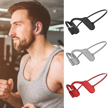 

Headphones With Bone Conduction Bluetooth 180 Degree Rotatable Hands-free Stereo Headphones Reminder In Ear Earpiece