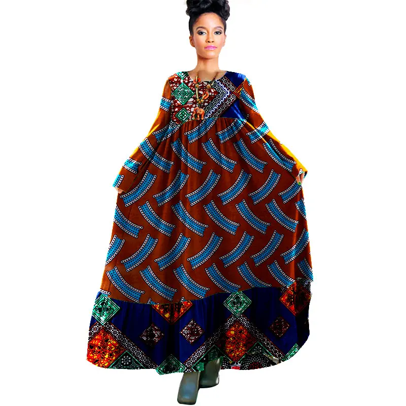 13 Brw в африканском стиле Одежда традиционная базенская Riche осеннее платье Boho style Robe Femme Макси платье женские Платья Туника Платья WY931 - Цвет: 13