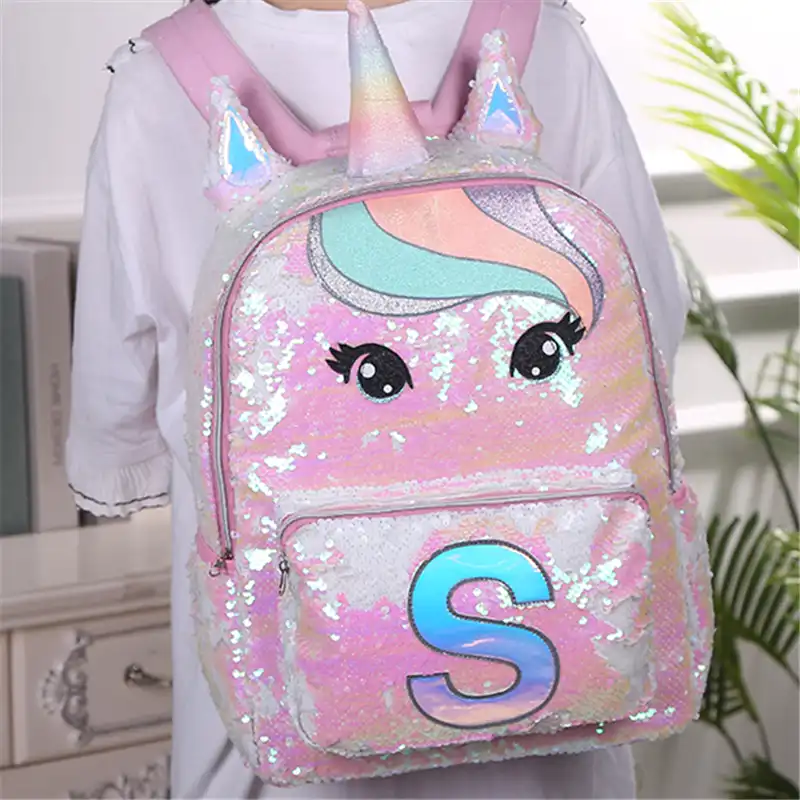 mochila niña unicornio