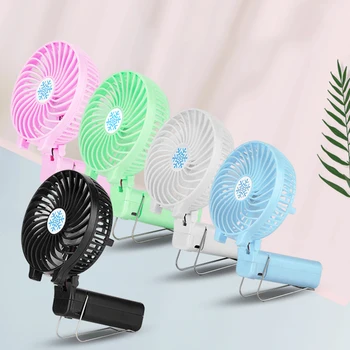

Airgtc Portable Hand Fan USB Rechargeable Foldable Handheld Mini Fan Cooler 3 Speed Adjustable Cooling Fan for Travel