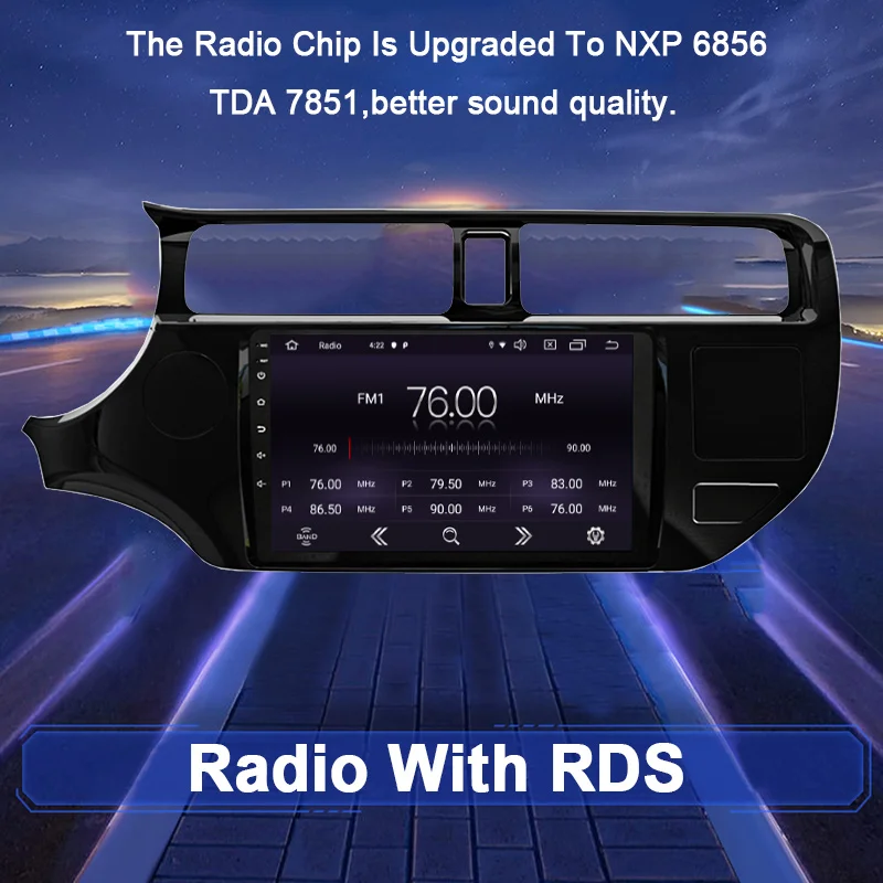 Funrover 2.5D ips Android 9,0 автомобильный Радио плеер мультимедиа для KIA Rio K3 2012 2013 dvd gps навигация радио плеер dsp