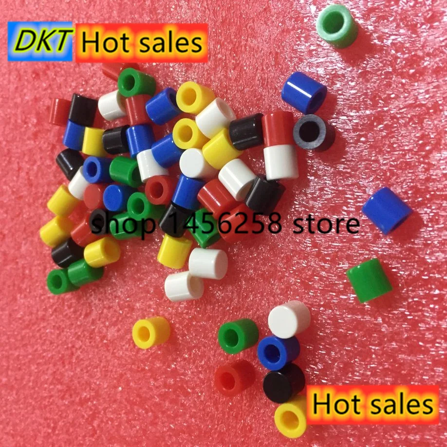 60 teile/los 6 Farbe Kunststoff Kappe Hut kits G62 feur 6*6 мм Тактильный кнопочный переключатель Deckel Abdeckung a56 6x6 мм Grün Schwarz