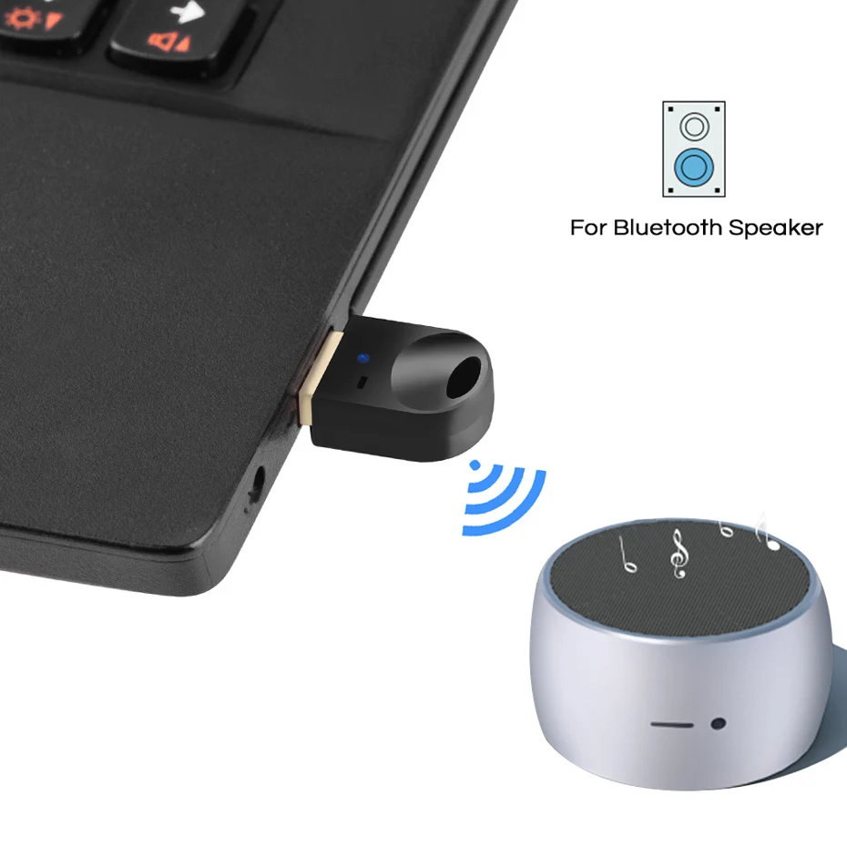 Bluetooth передатчик беспроводной usb-адаптер Bluetooth CSR4.2 ключ Музыкальный звуковой приемник адаптер для компьютера PC Lapt
