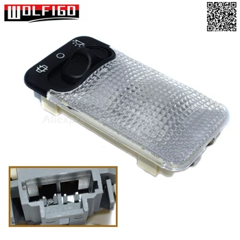 

WOLFIGO New Car Reading Light Auto Interior Dome Lamp For Peugeot Partner 107 108 206 CC 207 For Citroen C2 6362AC 6362P3 6362K9