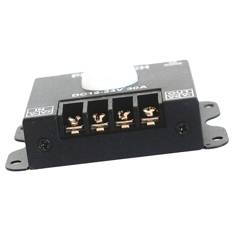 Dc 12 V-24 V 30A Pir Сенсор переключатель человеческого тела инфракрасный датчик движения Сенсор диммер контроллер для 5050 3528 светодиодные ленты светильник