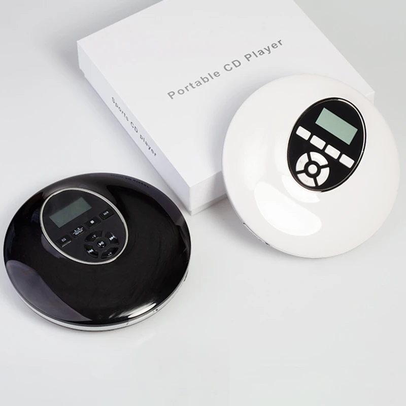 Round Portable Player Headphone HiFi Music Reproductor Walkman Discman Player Shockproof Lecteur