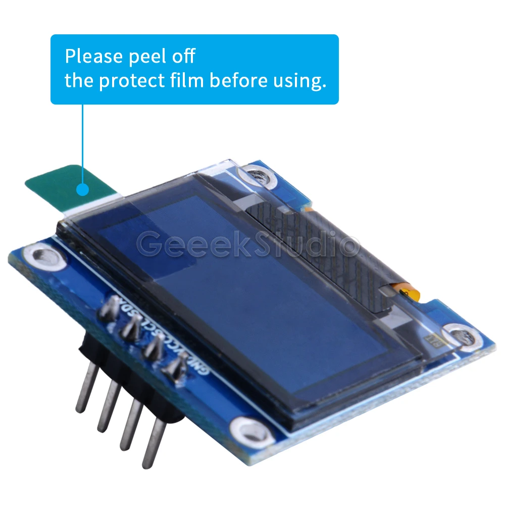 0 96 дюймовый OLED экран модуль 128*64 IIC SSD1306 для Raspberry Pi 4 B / 3 (+) 2 Zero (W) Beaglebone черный/серия