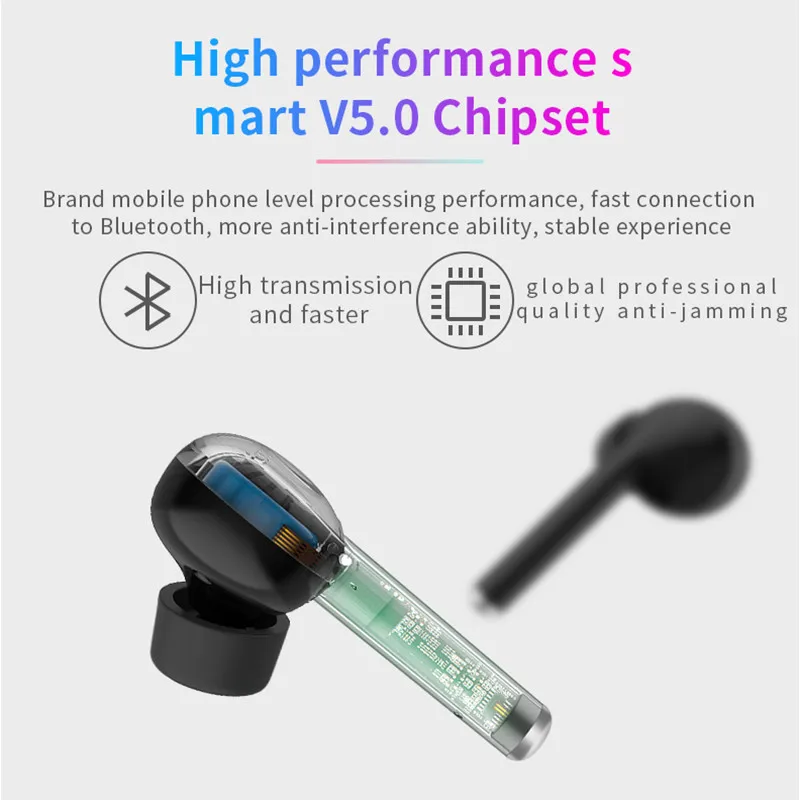 TW40 TWS беспроводные Bluetooth наушники настоящие Airbuds вкладыши Спортивная гарнитура