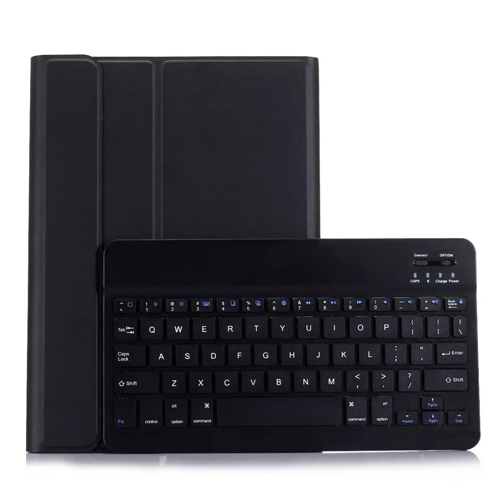 Spanish keyboard Портативный из искусственной кожи Беспроводная клавиатура-чехол для Samsung Galaxy Tab S6 10,5 SM-T860/T865 защитный чехол для планшета чехол - Color: Spanish keyboard